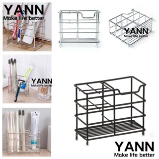 Yann1 ที่วางแปรงสีฟัน เครื่องสําอาง อเนกประสงค์ จัดระเบียบ ประหยัดพื้นที่ สเตนเลส ครัว จัดระเบียบ ขาตั้ง