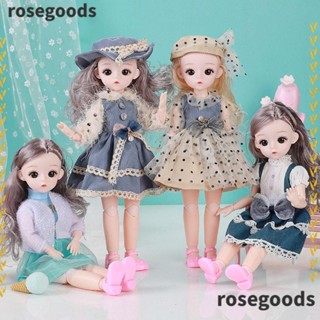 Rosegoods1 เสื้อผ้าเจ้าหญิงแฟชั่น หลายสไตล์ 1/6 BJD อุปกรณ์เสริม สําหรับตุ๊กตา