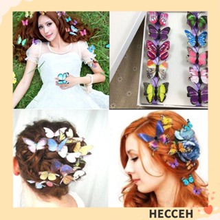 Hecceh กิ๊บติดผม รูปผีเสื้อ สําหรับถ่ายภาพเจ้าสาว 5 ชิ้น