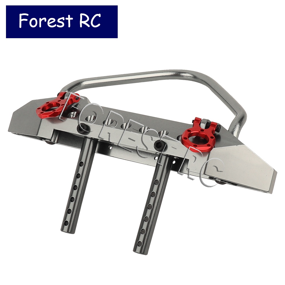 อลูมิเนียมปรับกันชนหน้าด้านหลังสําหรับ Axial 1/10 RC Crawler SCX10 I II 90046 90047 SCX10 PRO โลหะอะ