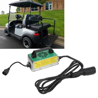 YiChe 48V 15A Club Car เครื่องชาร์จแบตเตอรี่รถยนต์ IP67 กันน้ำ 3Pin รอบปลั๊กเปลี่ยนสำหรับ DS Precedent AU220V