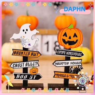 Daphs ฟักทองผี ผี ฟักทอง แบบไม้ สําหรับตกแต่งปาร์ตี้ฮาโลวีน DIY