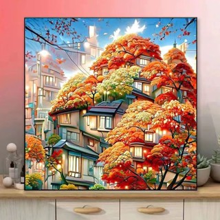 ภาพวาดสีน้ํามันดิจิตอล รูปกราฟฟิติดอกไม้ สําหรับตกแต่งห้องนั่งเล่น diy