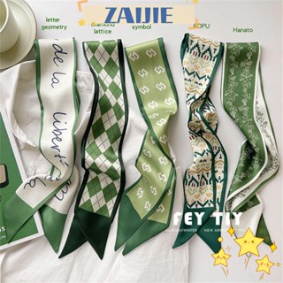 Zaijie24 ที่คาดผมยาว ผู้หญิง โบฮีเมียน หางม้า ริบบิ้น ที่คาดผม