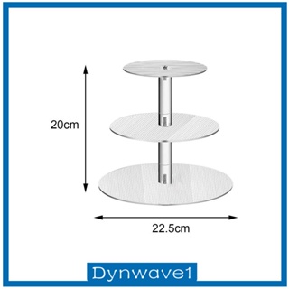 [Dynwave1] ถาดวางคัพเค้ก 3 ชั้น ใช้ซ้ําได้