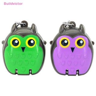 Buildvictor กรรไกรตัดเล็บ สเตนเลส ลายนกฮูก ขนาดเล็ก