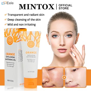 MINTOX Brightening Exfoliating Gel สครับหน้า | เจลผลัดเซลล์ผิว | มอยซ์เจอไรเซอร์ผลัดเซลล์ผิวสำหรับผิวแห้ง ผิวธรรมดา ผิวมันและผิวผสม ทำความสะอาดอย่างล้ำลึกและปรับผิวให้เรียบเนียน ↑Eele