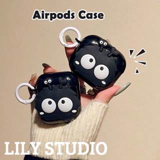 เคสหูฟังบลูทูธ ซิลิโคนนิ่ม ป้องกัน ลายมอนสเตอร์ 3D สีพื้น สําหรับ AirPods Pro 2 1 2