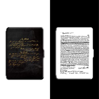 [จัดส่งรวดเร็ว] เคสป้องกัน ลายตัวอักษร Koben Suicide Goethe Manuscript kindle paperwhite5|เคส สําหรับ Youth Edition Shell 4 Voyage 558