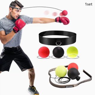 5pcs Fitness Training Portable Sports Equipment Kids Adults Boxing Reflex Ball Set