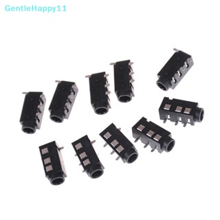 Gentlehappy แจ็คเชื่อมต่อหูฟัง PCB ตัวเมีย PJ-320D 4 Pins SMD 3.5 มม. 10 ชิ้น