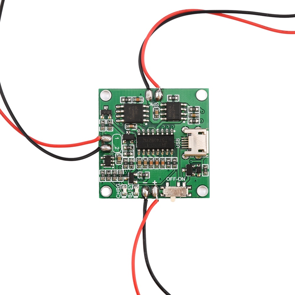 โมดูลการ์ดอวยพรเสียงหน่วยความจํา 8M DIY เพลงบันทึกเสียงเครื่องเล่นชิปโมดูล