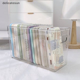 Delicatesun Ins ใส เคสโทรศัพท์ ออแกไนเซอร์ กล่องเก็บของ เดสก์ท็อป อะคริลิค ของกระจุกกระจิก ตะกร้าเก็บเครื่องสําอาง ชั้นวางขนาดเล็ก ดี