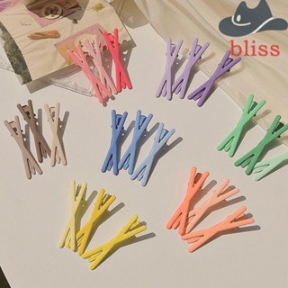 Bliss Bb กิ๊บติดผม แบบถัก ด้านข้าง สีแคนดี้ หรูหรา สไตล์เกาหลี สําหรับผู้หญิง 3 ชิ้น ต่อชุด