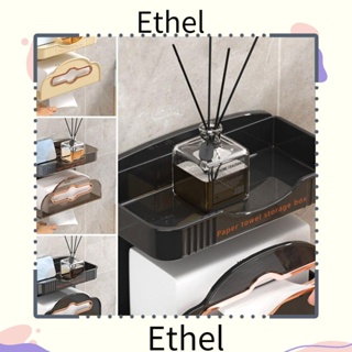 Ethel1 กล่องใส่กระดาษทิชชู่ แบบติดผนังห้องน้ํา น้ําหนักเบา