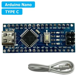 (1ชิ้น) AH034 บอร์ดอาร์ดูโน่ Nano V3.0 Type C CH340 Chip Board Atmega328 พร้อมสาย USB (Arduino Nano V3.0 CH340 Chip B...