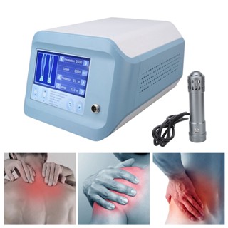 Fairy &amp; Magic Extracorporeal Therapy Device 11 หัวนวด เครื่องช็อกเวฟสำหรับการรักษา ED สีเงิน 100‑240V