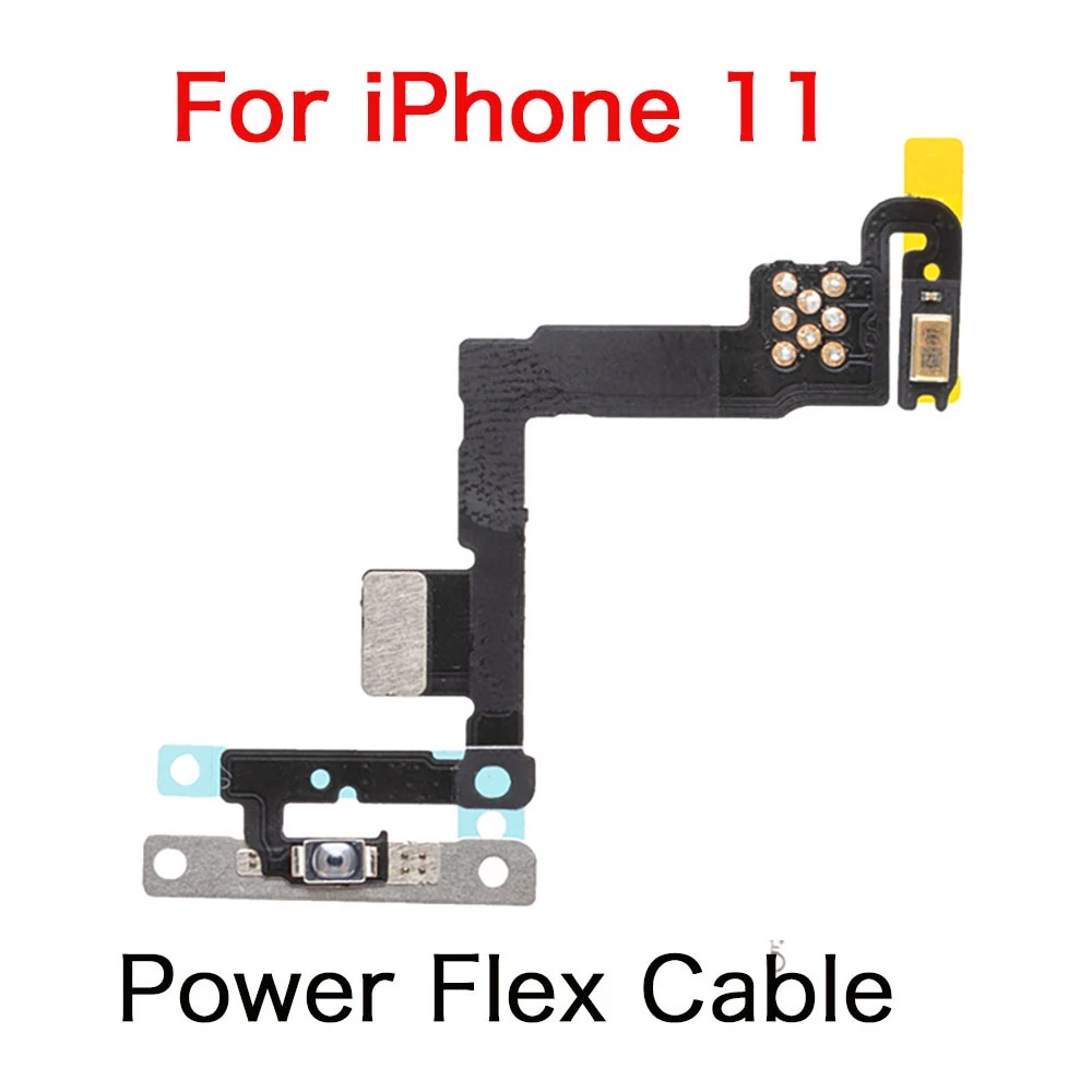 สายแพปุ่มปรับระดับเสียง คีย์บอร์ด เสียงเงียบ แบบเปลี่ยน สําหรับ iPhone 11 12 Mini Pro Max thumbnail 8