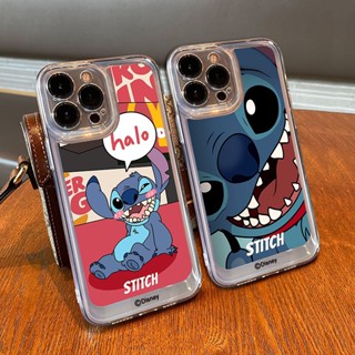 เคสโทรศัพท์มือถือ แบบใส ลาย Stitch น่ารักมาก สําหรับ iPhone 11 14 11 13 12 x XS Pro Max XR 11promax 12pro xsmax 7 8plus 14promax