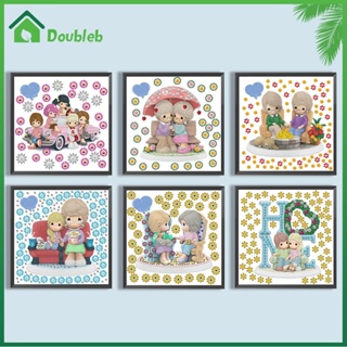 【Doub X ✮】ภาพวาดปักเพชร พลอยเทียม ครอสสติตช์ รูปตุ๊กตา 5D ขนาด 30*30 ซม. DIY ✮