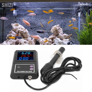  ShiZi PH‑206BD Online PH Tester เครื่องวัดค่า pH แบบดิจิตอลพร้อมการเชื่อมต่อ Bluetooth เครื่องทดสอบคุณภาพน้ำ PH+EC+TDS สำหรับการบำบัดน้ำ