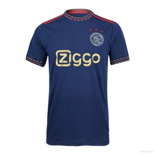 เสื้อกีฬาแขนสั้น ลายทีมชาติฟุตบอล Ajax away 2022 2023 ชุดเยือน สําหรับผู้ชาย และผู้หญิง