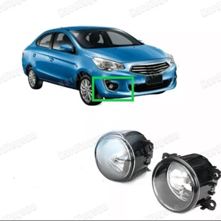 ไฟตัดหมอก ฝั่งซ้าย และขวา สําหรับ Mitsubishi Mirage G4 2012 2013 2014 2015 2016 2017 2018 2019-2021 (ใช้ได้กับ Mitsubishi Xpander 2018-2021)