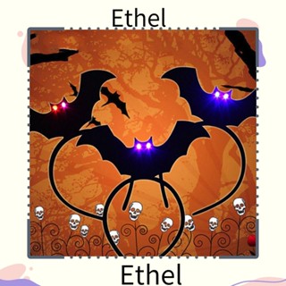 Ethel1 ที่คาดผม พร็อพปาร์ตี้ฮาโลวีน สีดํา สําหรับผู้ใหญ่