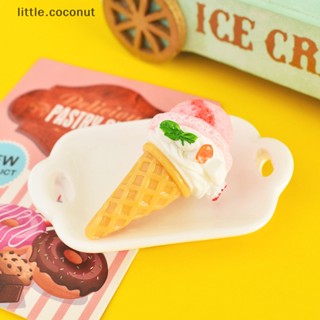 [little.coconut] ถ้วยไอศกรีมจิ๋ว 1:12 อุปกรณ์เสริม สําหรับบ้านตุ๊กตา 5 ชิ้น