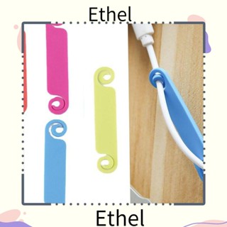 Ethel1 ป้ายแท็กแขวนสายเคเบิล อเนกประสงค์ กันน้ํา TPR