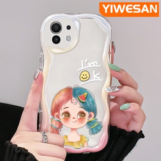 เคสโทรศัพท์มือถือใส แบบนิ่ม ลายการ์ตูนผู้หญิงน่ารัก กันกระแทก สําหรับ Xiaomi 12T Pro 11 Lite 5G NE 12 Lite