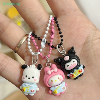 &lt;Arichsing&gt; Sanrio พวงกุญแจเรซิ่น จี้การ์ตูนสุนัขน่ารัก Kawaii Kuromi My Melody Cinnamon สําหรับห้อยกระเป๋า