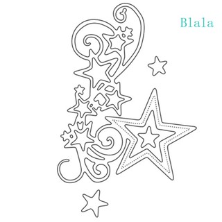 ลายฉลุ Blala Star สําหรับตัดกระดาษ แฮนด์เมด หัตถกรรม DIY