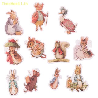 Timehee สติกเกอร์ ลายการ์ตูน Peter Rabbit สําหรับตกแต่งสมุดอัลบั้มภาพ DIY 11 ชิ้น