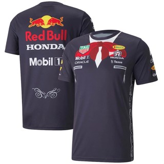 เสื้อยืดโปโล แขนสั้น ลาย Oracle Red Bull Racing F1 แฟชั่นฤดูร้อน 2022