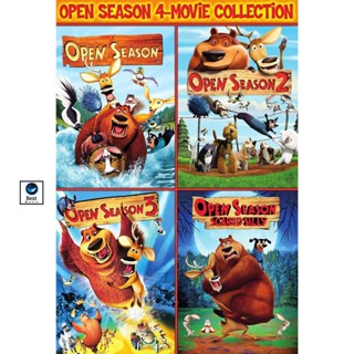 แผ่นดีวีดี หนังใหม่ OPEN SEASON คู่ซ่าส์ป่าระเบิด ภาค 1-4 DVD Master เสียงไทย (เสียง ไทย/อังกฤษ) ดีวีดีหนัง