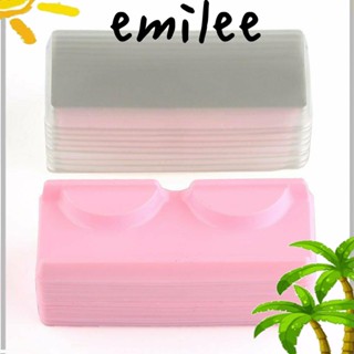 Emilee กล่องเปล่า สีชมพู สําหรับใส่ขนตาปลอม 10 ชิ้น ต่อกล่อง