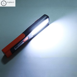 [Highbest.th] ไฟฉาย LED 1200mAh 240LM COB Micro USB ชาร์จได้ กันน้ํา