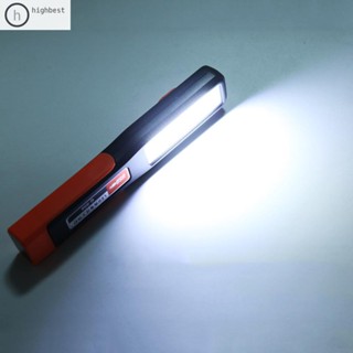 [Highbest.th] ไฟฉาย LED 1200mAh 240LM COB Micro USB ชาร์จได้ กันน้ํา