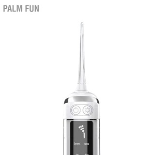 Palm Fun น้ำ Flosser ทันตกรรม 6 เกียร์ปรับกลางแจ้งแบบพกพา Oral Irrigator เครื่องทำความสะอาดฟันไฟฟ้า