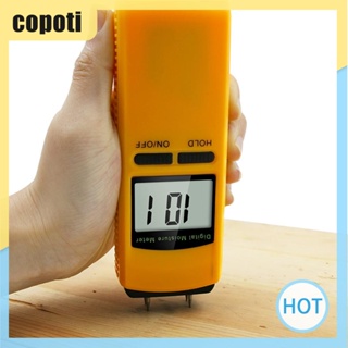 Copoti เครื่องตรวจจับความชื้นดิจิทัล ABS พร้อมจอแสดงผล LCD สําหรับผนังไม้ คอนกรีต