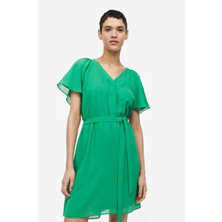 H&amp;M  Woman V-neck chiffon dress
 1152719_1