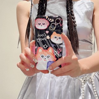 เคสโทรศัพท์มือถือ ลายการ์ตูนสุนัข แว่นกันแดด สําหรับ iPhone14pro max 13 11 12