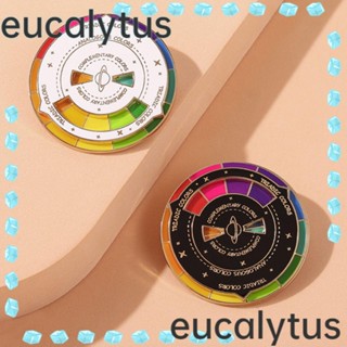 Eucalytus1 เข็มกลัดเข็มทิศ หมุนได้ เครื่องประดับ ของขวัญ