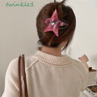 Twinkle1 กิ๊บติดผม ประดับเพทายคริสตัล ทรงสี่เหลี่ยมผืนผ้า ขนาดใหญ่ สําหรับผู้หญิง