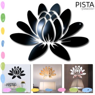 Pista สติกเกอร์กระจกอะคริลิค ลอกออกได้ แฟชั่น สําหรับติดตกแต่งพื้นผิว