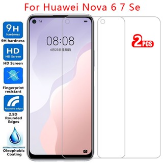 ฟิล์มกระจกนิรภัยกันรอยหน้าจอ สําหรับ หัวเว่ย nova 6 7 se nova6 nova7 6se 7se 9h