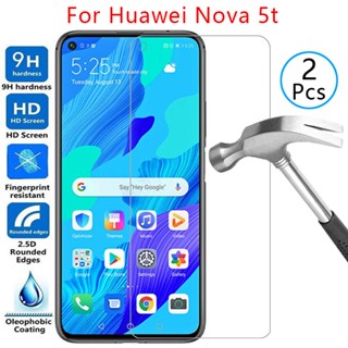 กระจกนิรภัยป้องกันหน้าจอ สําหรับ huawei nova 5 t nova5t 5 t t5 6.26 360