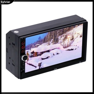 [sylviar] วิทยุรถยนต์ บลูทูธ 7 นิ้ว Hd Dual Din 12v Mp5