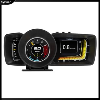 [sylviar] หน้าจอแสดงผล Ap-7 Hud Head-up Obd + Gps Dual System ดัดแปลง สําหรับรถยนต์ 6 ชิ้น/ชุด